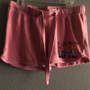Pink shorts